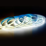 00-368, Лента светодиодная COB, теплый + холодный белый, 24В, 11Вт/м ...