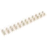 Зажим винтовой GZV-3-12-W, 3А, 12 пар, полиэтилен, белый, 1 10 1200 475400