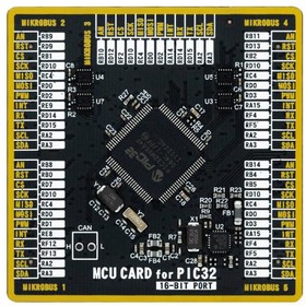 MIKROE-4566, Add-On Board, 32-Bit PIC32 MCU Card PIC32MX664F064L, 64 KB, 3.3 V