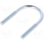 CB.8.43.81(1 1/4"), U-bolt; B; 1.25; steel; zinc; Thread len: 41mm; for fixing pipes