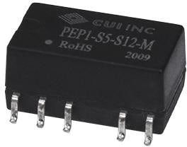 Фото 1/2 PEP1-S5-D24-M, Isolated DC/DC Converters - SMD The factory is currently not accepting orders for this product.
