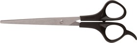 Фото 1/3 67353, Ножницы бытовые нержавеющие, пластиковые ручки, толщина лезвия 1,5 мм, 185 мм