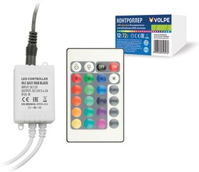 Фото 1/4 Контроллер для управления ULC-Q431 RGB BLACK RGB лентами 12V, с пультом ДУ UL-00001113