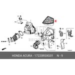 17220RSXG01, Фильтр воздушный Honda CR-V IV 1.6D 12-17