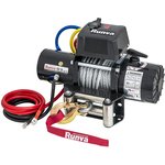 RUNVA Лебёдка электрическая 12V Runva 12500 lbs 5670 кг короткий барабан ...