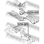 SZM-005, Подушка двигателя задняя at