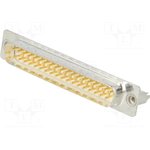 DTS37PY/2M86UN, Разъем D-Sub; PIN: 37; гнездо; "папа"; на PCB,клипса на PCB; прямой; THT