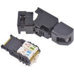 J00026A3003, Вилка, RJ45, PIN: 8, Кат: 6a, не экранированный, с защитной крышкой