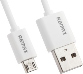 Фото 1/2 USB кабель REMAX Fast Charging Cable RC-007m Micro USB белый
