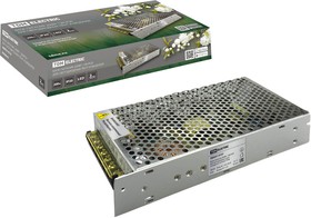 Блок питания 200Вт-12В-IP20 для светодиодных лент и модулей, металл TDM