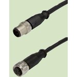 21348500585010, Sensor Cables / Actuator Cables M12-A 5PIN FML STRT SINGLE END ...