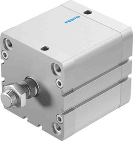 ADN-80-50-A-P-A, Pneumatic Compact Cylinder - 536359, 80mm Bore, 50mm Stroke, ADN Series, Double Acting