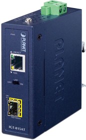 Фото 1/10 IGT-815AT, Media Converter, Ethernet - Fibre Multi-Mode, Fibre Ports 1SFP