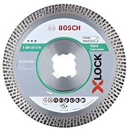 Диск алмазный по керам. Bosch X-LOCK Best for Hard Ceramic (2608615135) d=125мм d(посад.)=22.23мм (угловые шлифмашины)