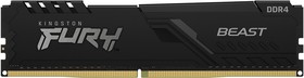Фото 1/10 Оперативная память Kingston 16GB 3200MHz DDR4 CL16 DIMM FURY Beast Black