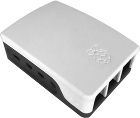 Фото 1/2 Корпус ACD RA599 Корпус ACD Black+White ABS Case for Raspberry 4B