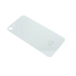 Задняя крышка (стекло) для iPhone 8 серебристая