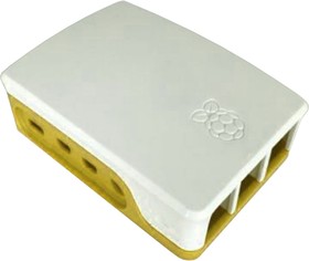 Фото 1/2 Корпус ACD RA600 Корпус ACD White+Yellow ABS Case for Raspberry 4B