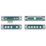 173107-0081, D-Sub Mixed Contact Connectors 21 POS PCB PLUG 21W1 20 PIN 1 HOLE