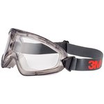 2891-SGAF, Scratch Resistant Anti-Mist Safety Goggles with Clear Lenses