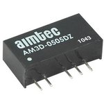 AM3D-0512DH30Z, Преобразователь: DC/DC, 3Вт, Uвх: 4,5-5,5В, Uвых: 12ВDC, Iвых: 125мА