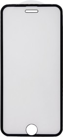 Фото 1/2 Защитное стекло "LP" для iPhone 8/7/6s/6 совместимое 5D с рамкой 0,33 мм 9H (черное)