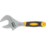 70193, Ключ разводной "Гранд", CrV, узкие губки, шкала, увеличен. захват, прорезин. ручка 250 мм ( 52 мм )