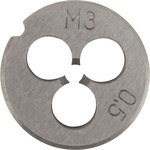 70820, Плашка метрическая, легированная сталь М3х0,5 мм