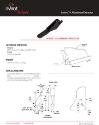 71-2-L, PCB EXTRACTOR, ALUMINUM, Calmark/Birtcher | купить в розницу и ...