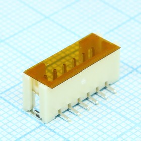 B6B-PH-SM4-TBT (LF)(SN), (PH 06M 2.0mm SMD), Pin Header, Wire-to-Board, 2 мм, 1 ряд(-ов), 6 контакт(-ов), Поверхностный Монтаж, Серия PH
