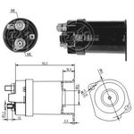 556, Втягивающее реле стартера
