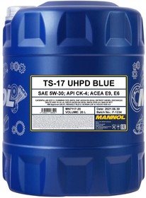 MN711720, MN7117-20 MANNOL, TS-17 5W-30 BLUE UHPD ACEA E6/E7 20 л., ГЕРМАНИЯ