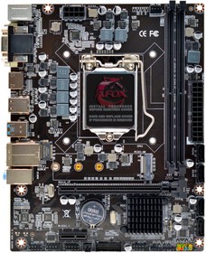 Фото 1/4 Материнская плата Afox AFOX Motherboard Intel H510, INTEL Socket 1200, Micro-ATX (17*22cm)