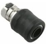 Brass Female Quick Air Coupling, 3/8in Hose Barb