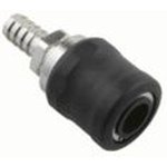 Brass Male Quick Air Coupling, 8mm Hose Barb