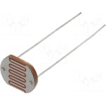 PGM1201, Фоторезистор, 250мВт, 4-10кОм, 560нм, Монтаж: THT, 250ВDC, dLED: 12мм