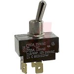 2GK51-73, Toggle Switches 2-pole, ON - None - OFF, 10A/15A 250VAC/125VAC 3/4 HP ...