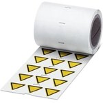 0830429, Labels Warning Label Polyvinyl Chloride Yellow 25x25mm