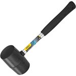 DELI резиновый молоток со стальной ручкой dl5616 длина 305 мм 104492
