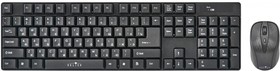 Фото 1/10 612841, Набор клавиатура+мышь Oklick 210M клав:черный мышь:черный USB беспроводная