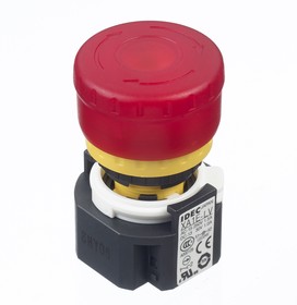 Фото 1/3 XA1E-LV313Q4-R, Emergency Stop Switches / E-Stop Switches 16mm Emergency-Stop Lighted