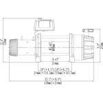 RUNVA Лебёдка электрическая 24V Runva 20000 lbs влагозащищенная ...