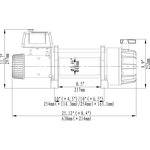 RUNVA Лебёдка электрическая 24V Runva 20000 lbs влагозащищенная ...