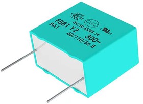 F881KJ252K300L, Safety Capacitors 300volts 2500pF 10%