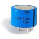 FYH0H223ZF, Supercapacitors / Ultracapacitors 5.5V .022F -20/80% LS=5.08mm