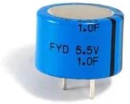 FYD0H224ZF, Суперконденсатор, EDLC, 0.22 Ф, 5.5 В, Радиальные Выводы, FY Series, +80%, -20%, 5.08 мм