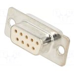 DTS09SZ/2, Разъем D-Sub; PIN: 9; вилка; "мама"; на провод; пайка; Покрытие: позолота