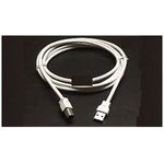 1487591-1, USB Cables / IEEE 1394 Cables USB A-BLUNT 28/28 WHITE .83 M