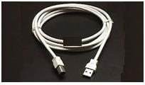 1487591-1, USB Cables / IEEE 1394 Cables USB A-BLUNT 28/28 WHITE .83 M
