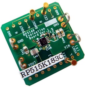 RP515K183C-EV, Power Management IC Development Tools Ultra-low Power Consumption 300 mA Buck DC/DC Converter with Battery Monitor Evaluation